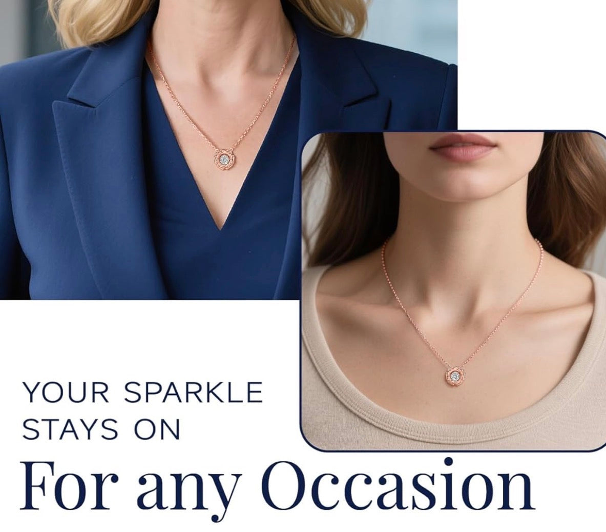 1 CT Moissanite Heart Pendant Necklace for Her 925 Sterling Silver